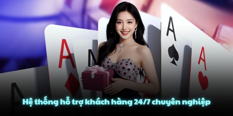 Hệ thống hỗ trợ khách hàng 24/7 chuyên nghiệp